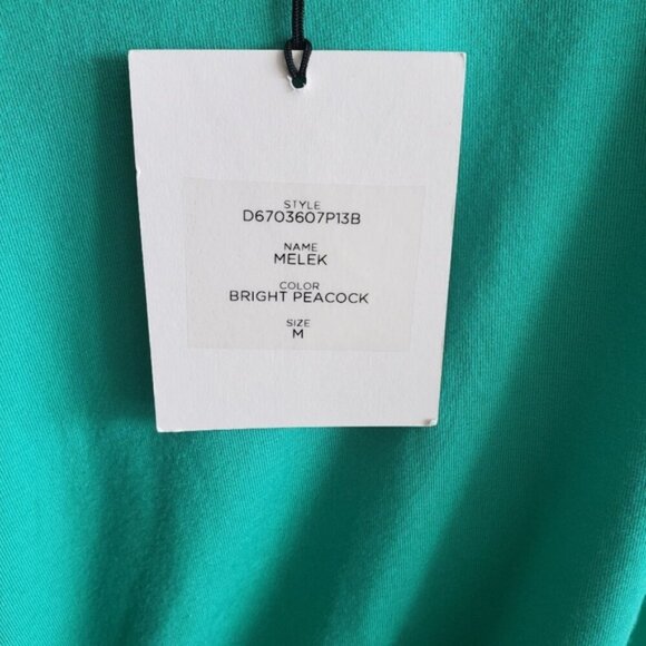 Diane Von Furstenberg Bright Peacock Melek Dress Size M - Picture 8 of 15